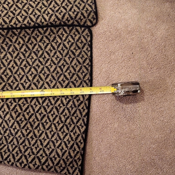 GEIGER Fur Trim Wool Coat - Picture 6 of 9